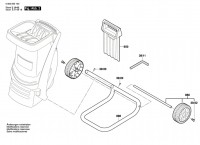Bosch 0 600 853 180 Axt Rapid 200 Chopper 230 V / Eu Spare Parts
